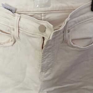 Mother Cream Denim Pants